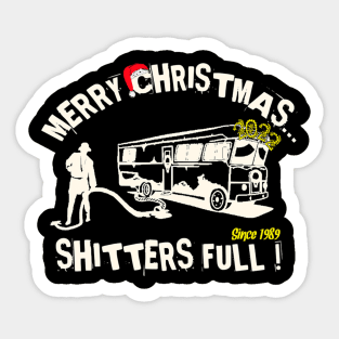 Funny Merry Christmas Shitters Full Sticker